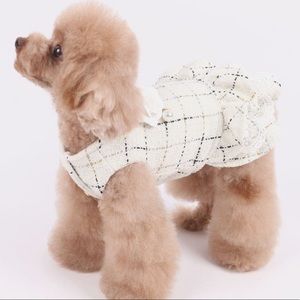 🔥 Dog Cat Chanel style dress Pet Clothes Costume